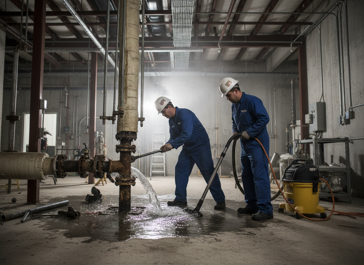 Commercial Burst Pipe Repair in Indian Trail 